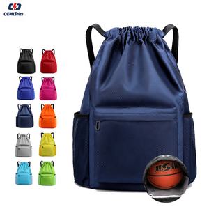 맞춤형 고품질 로고 프린트 방수 재사용 가능 백팩 스타일 커스텀 드로스트링 백 - Product Image 1