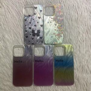 Pour OPPO Realme <span class=keywords><strong>C30</strong></span> C51 Simple Fleurs Impression Couverture de Téléphone Pour iPhone 15 14 13 12 11 TPU Lettres Conception Colorée IMD coque de téléphone - Product Image 1