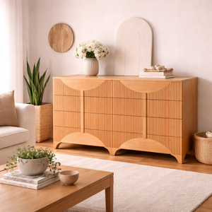 HAVASU RANGE Collection Wooden Bedroom Living Room Eco-Friendly Best Quality Home Furniture Wooden Dresser 6 Drawers - Product Image 2