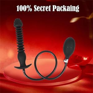 Stimolatore per Punto G per Adulti, Dilatatore Anale Gonfiabile, Grande Dildo per Inserimento, Giocattolo Sessuale, Massaggiatore Prostatico Maschile - Product Image 3