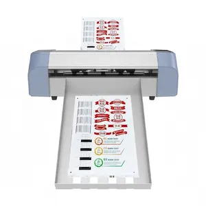 Economical Automatic Feeding Labeling Machine Automatic High Precision Label Cutter Automatic Contour Cutting Sticker Machine