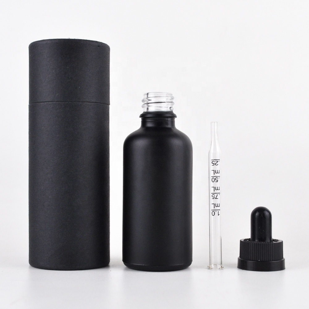 Custom Fancy Round Carton Paper Tube Packaging for 10ML/30ML/100ML Essential Oils Vanishing Printing Handling