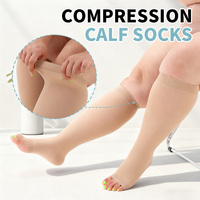Chaussettes de compression thérapeutiques, hauteur genou, pour le traitement des varices, pour infirmières et femmes enceintes
