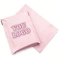 Sacs d'expédition en polyéthylène LDPE imperméables avec logo personnalisé imprimé à l'écran, résistants aux déchirures, auto-adhésifs, pour vêtements, chaussures, chaussettes, logistique et coursiers