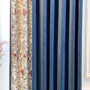 Hot Sale European Style Custom Embroidery Blackout Cloth Red <strong>Curtains</strong> Bedroom &amp; Living Room <strong>Windows</strong> <strong>Curtains</strong> for Wholesale - Product Image 5