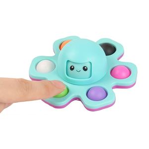 Nouveau porte-clés sac à dos <span class=keywords><strong>pieuvre</strong></span> mini <span class=keywords><strong>pop</strong></span> fidget pour étudiants, cadeau, prix à bulles pour jouet d'enfant, gyroscope de décompression pour les doigts - Product Image 4