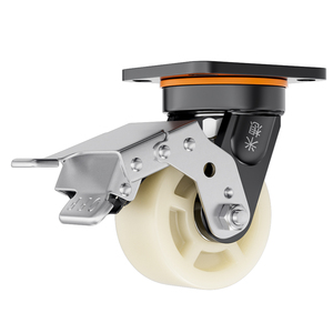 Richtungsrad Universal-Bremsrad 4 5 <span class=keywords><strong>6</strong></span> 8 Zoll Wagenrollen Hochwertige Nylon-Schwerlastrollen - Product Image 3