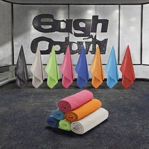 Serviette de sport en microfibre unie à séchage rapide, rectangulaire/carrée, lavable à la main, pour fitness, gym, avec logo personnalisé, pour activités de plein air et voyage, vente en gros - Product Image 3