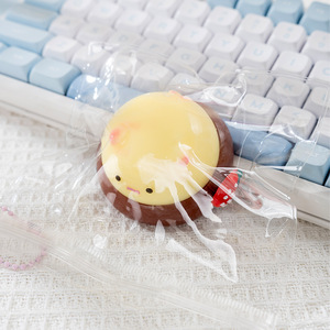 Juguete Blandito con Forma de Hámster Kawaii, Pelota Antiestrés con Temática de Comida, Juguete Blando de TPR Mochi para Niños y Adultos, Regalos y Fiestas - Product Image 5