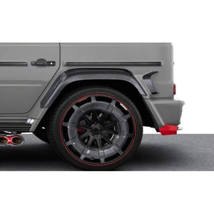 2019 + G WAGON W463A G63 G500 G400 W464 BA B900 Rocket Style Over Fenders Dry Carbon Fender Flare Wheel Brow Extension Flares - Product Image 5