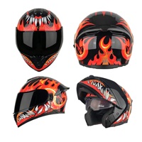 Nouveau casque de moto LVCOOL LV115 ABS intégral rabattable à double visière, déverrouillage rapide, homologué DOT, toutes saisons, motocross, Cascos