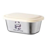 Boîte à assaisonnements en acier inoxydable 304 avec couvercle, mini plat à sauce et coupelle à trempette, rangement de condiments de cuisine, design carré et mignon