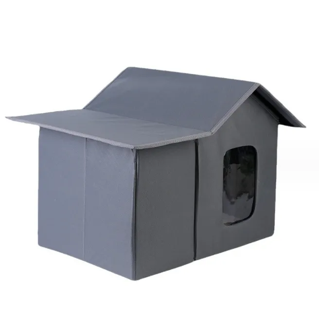 Casa para gatos de buena calidad al aire libre impermeable a prueba de viento a prueba de frío casa para perros y gatos callejeros