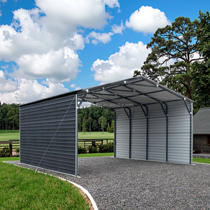 20x20ft vườn ngoài trời nặng khung thép mạ kẽm carport tán không thấm nước phong cách đơn giản 2-xe đậu xe nhà để xe - Product Image 1