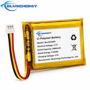 Batería de polímero de litio Lipo OEM/ODM al por mayor KC 954060 3.7v 2600mAh 500 ciclos Buen precio en stock - Product Image 1