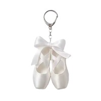 Porte-clés pendentif nœud de ballerine imprimé en 3D en PLA écologique transfrontalier, breloque de sac haut de gamme style Instagram, article cadeau