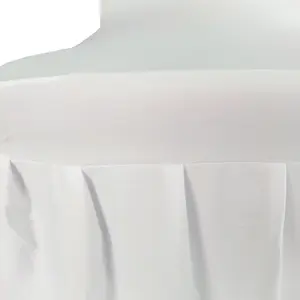 サンスカートストレッチサンドレスホワイトチェアカバーバンケットウェディング用カスタムラグジュアリーチェアカバー