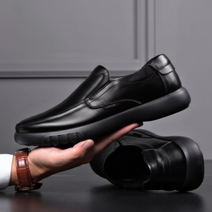 รองเท้าเดรสสลิปออน2สีหนังเทียม ZG808สำหรับผู้ชาย & รองเท้าโลฟเฟอร์สไตล์ออกซ์ฟอร์ด - Product Image 1