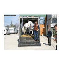 Remorque de transport mobile personnalisée Remorque pour chevaux Remorque pour 2 chevaux avec lit et logement