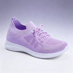 <span class=keywords><strong>Zapatillas</strong></span> Deportivas Personalizadas Color Morado, Calzado Casual Juvenil y Refrescante para Damas, Estilo para Caminar, Precio al por Mayor - Product Image 2