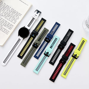 Correas de Reloj Inteligente Deportivas de Silicona para <span class=keywords><strong>Fitbit</strong></span> Versa Classic, Correas de Repuesto de Goma Suave para Huawei, Samsung, <span class=keywords><strong>Amazfit</strong></span>, Garmin - Product Image 2