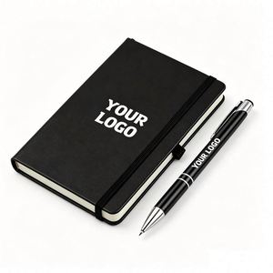 2026 Promo Wholesale A5 PU Leather Custom Logo Journal Personalized Design Note <b>Book</b> Minimalist Business Office Gift Notebook - Product Image 1