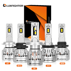 Luxfighter R10 cực sáng 100W 10000LM H4 H7 H11 F10 C6S đèn tự động E60 G20 Mini Chiếu C6 xe dẫn đèn pha Bóng đèn - Product Image 1