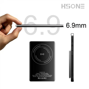 Batterie externe 5000 mAh PD20W à charge <span class=keywords><strong>rapide</strong></span> <span class=keywords><strong>sans</strong></span> fil, chargeur portable ultra-fin, batterie magnétique durable pour téléphone - Product Image 1