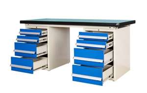 Armoire à outils de garage robuste avec système de verrouillage à clé au design moderne, capacité de charge de 150 kg, dimensions personnalisables - Product Image 2