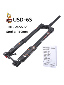 Dnm USD-6 110mm * 15mm xe đạp leo núi phía trước ngã ba giảm xóc điều chỉnh Thùng trục 26 "27.5" inch MTB ngã ba DNM USD-6 ngã ba - Product Image 4
