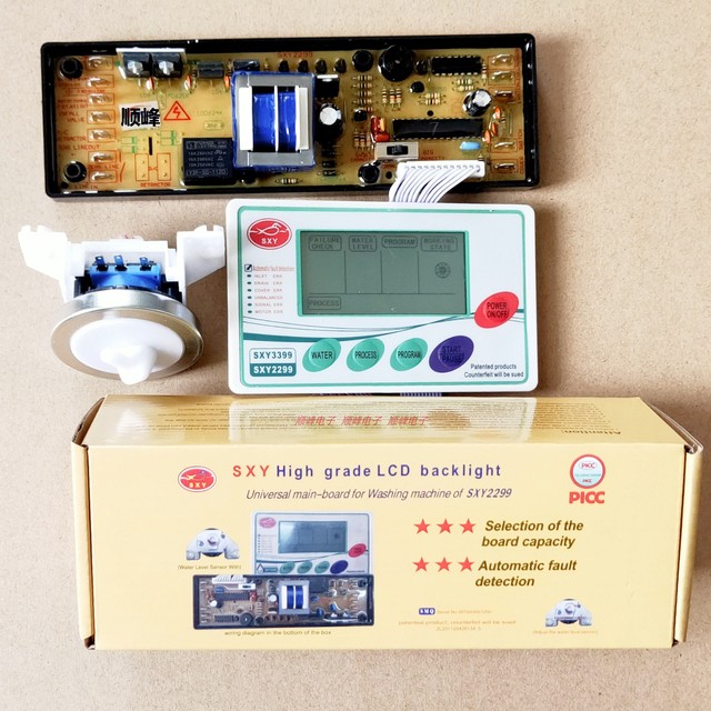 Computer Control Panel SXY 2200/99 for Washing Machines Made of Plastic