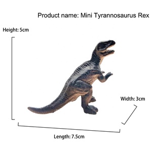 Figurines de dinosaures réalistes en PVC massif de haute qualité, jouets de collection pour enfants, modèles d'animaux injectés, unisexe, pour tous les âges - Product Image 2