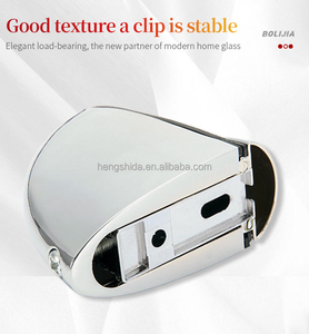 Soporte para Estantes de Vidrio, Abrazadera de Vidrio de Aleación de Zinc Sólido, Soporte de Pared Ajustable para Estantes de Madera o Vidrio - Product Image 3