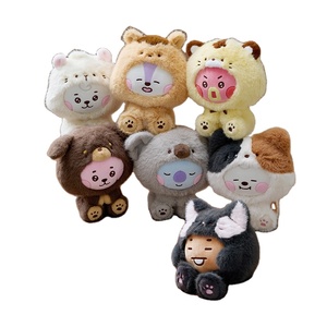 Jouets en peluche animaux tendance et populaires en position assise, poupées costumées de <span class=keywords><strong>zoo</strong></span>, cadeaux pour femmes, pendentifs et ornements - Product Image 2