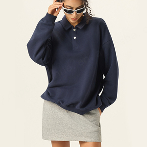 Sudadera Unisex de Gran Tamaño, 380 g/m², Manga Larga, Lisa, Casual, Otoñal, Entrega Rápida, Venta al Por Mayor OEM - Product Image 2