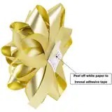 Metallic Gold Silver Double Face Bow <b>Ribbons</b> 100% Polyester <b>Wired</b> Grosgrain Gift Packaging Decorations Glitter Printed Solid - Product Image 2