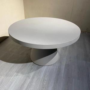 Nuovissimo <span class=keywords><strong>Tavolino</strong></span> da Caffè in Cemento Bianco dal Design Semplice e Contemporaneo, per Interni ed Esterni, Mini <span class=keywords><strong>Tavolino</strong></span> Laterale Durevole e Facile da Pulire - Product Image 3