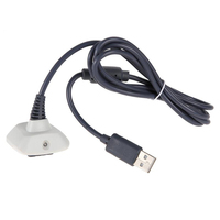 Câble de charge USB de 1.5M pour contrôleur de jeu sans fil XBOX 360, câbles de chargeur d'alimentation pour XBOX360