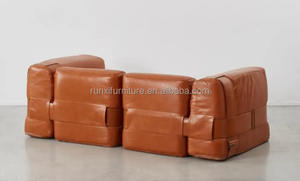 Bolso suave de diseño simple nórdico, sofá de sala de estar perezoso de cuero, sillón creativo 932 MB1 QUARTET - Product Image 5