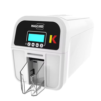 Mesin Pencetak Kartu PVC Magicard K ID Kecepatan Tinggi Asli, NFC, Plastik, Pencetakan Dua Sisi, Kartu RFID Pintar, Kartu Akses Pelajar
