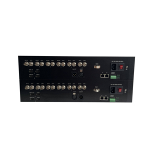 4 puertos hacia adelante 2 puertos hacia atrás 3G SDI/2 puertos hacia atrás/BIDI XLR/RS485/1000M Ethernet transmisor receptor red de fibra - Product Image 2