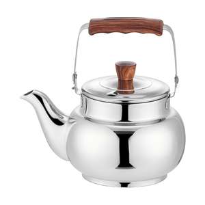 Usine ZESHENG-Théières et cafetières en métal poli miroir de haute qualité de vente à chaud d'Arabie, Logos sur mesure - Product Image 2