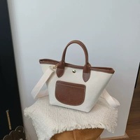 Tas Selempang Kulit Berkapasitas Besar yang Stylish dengan Tali Bahu yang Dapat Dilepas dan Disesuaikan, Tas Tote Wanita untuk Perjalanan dan Belanja