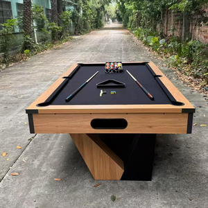 Mesa de <span class=keywords><strong>Billar</strong></span> de Madera HDF de Alta Densidad y Diseño Especial de <span class=keywords><strong>7</strong></span> <span class=keywords><strong>Pies</strong></span> con Sistema de Retorno Automático de Bolas - Product Image 6