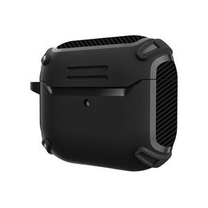 Funda de silicona suave de lujo para auriculares <span class=keywords><strong>2021</strong></span> con llavero de fibra de carbono TPU funda protectora completa para <span class=keywords><strong>airpods</strong></span> <span class=keywords><strong>1</strong></span> 2 3 PRO para <span class=keywords><strong>airpods</strong></span> 4 - Product Image 3