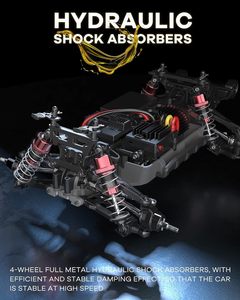 Dwi dowellin 1/16 Rtr không chổi than <span class=keywords><strong>RC</strong></span> xe ô tô, tốc độ hàng đầu 42mph 4x4 sở thích điện off road nhảy điều khiển từ xa xe tải, <span class=keywords><strong>RC</strong></span> xe tải quái vật - Product Image 5