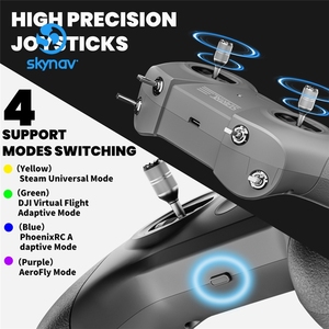 Manette de simulation de <span class=keywords><strong>drone</strong></span> FPV STARTRC S8 V3, 4 modes, pour <span class=keywords><strong>simulateur</strong></span> de <span class=keywords><strong>vol</strong></span> <span class=keywords><strong>DJI</strong></span> Liftoff SkyDive, contrôleur d'entraînement RC - Product Image 3