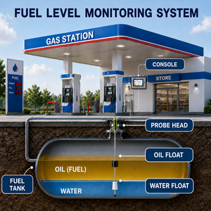 Système de jauge de réservoir automatique de haute précision pour station-service avec système de surveillance des réservoirs de carburant et détection de fuites en temps réel - Product Image 5
