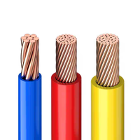 1.5mm cuivre massif PVC rigide basse tension fils électriques jaune-vert à un noyau 1.5/2.5/4/6/10 fil de mise à la terre pour industriel