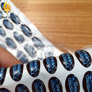 Pegatina de cúpula personalizada, logotipo de resina epoxi, pegatinas 3D, pegatina brillante de epoxi de cúpula blanda - Product Image 5